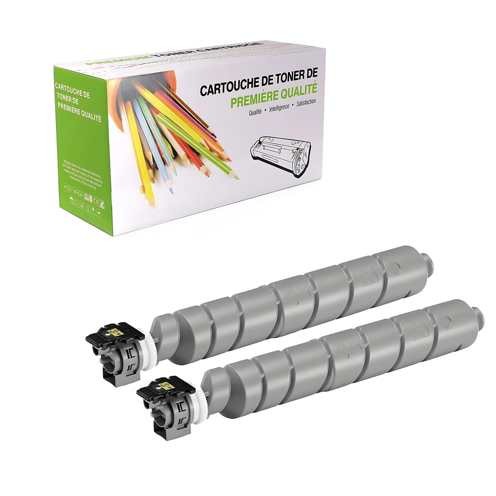 Kompatibler Resttonerbehälter Ersatz Für Kyocera WT-8500 Für Verwendung Mit Kyocera Taskalfa MZ2501CI MZ3501CI MZ4001CI MZ4001I MZ5001CI MZ6001CI Drucker,(Schwarz-80000 Seiten),2 pack