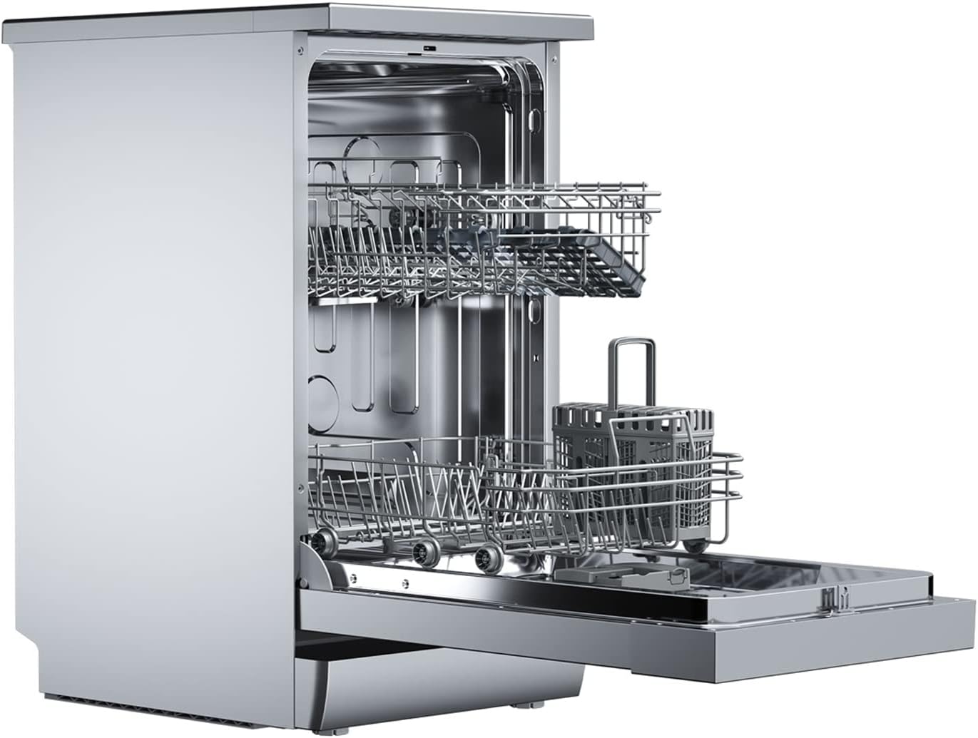 TEKA 45 cm Free Standing Dishwasher ExpertCare Series With 10 Place Settings, 7 Washing Programs, Smart Dirt Sensor - DFS 44750 SS