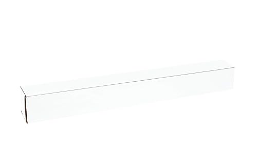 Miniatura 5 de Boxes Fast BFM933 - Sobres de cartón corrugado, 9 x 3 x 3 pulgadas, cajas de envío troqueladas, cajas de correo blancas medianas (paquete de 50)