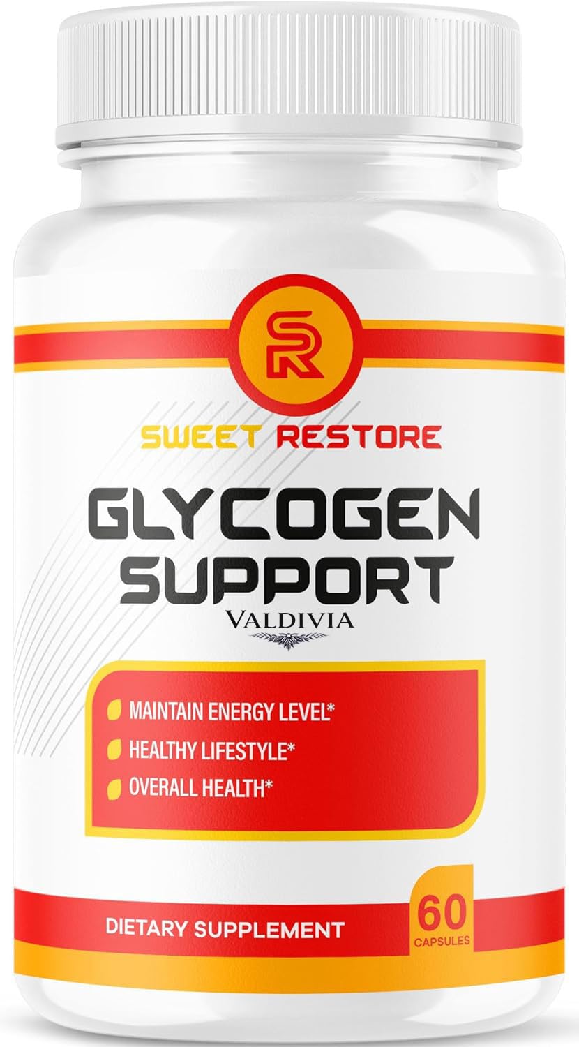 Valdivia Sweet Restore Glycogen Support, Sweet Restore Glycogen Support Capsules, SweetRestore Joint Support Supplement, 60 Capsules for 1 Month