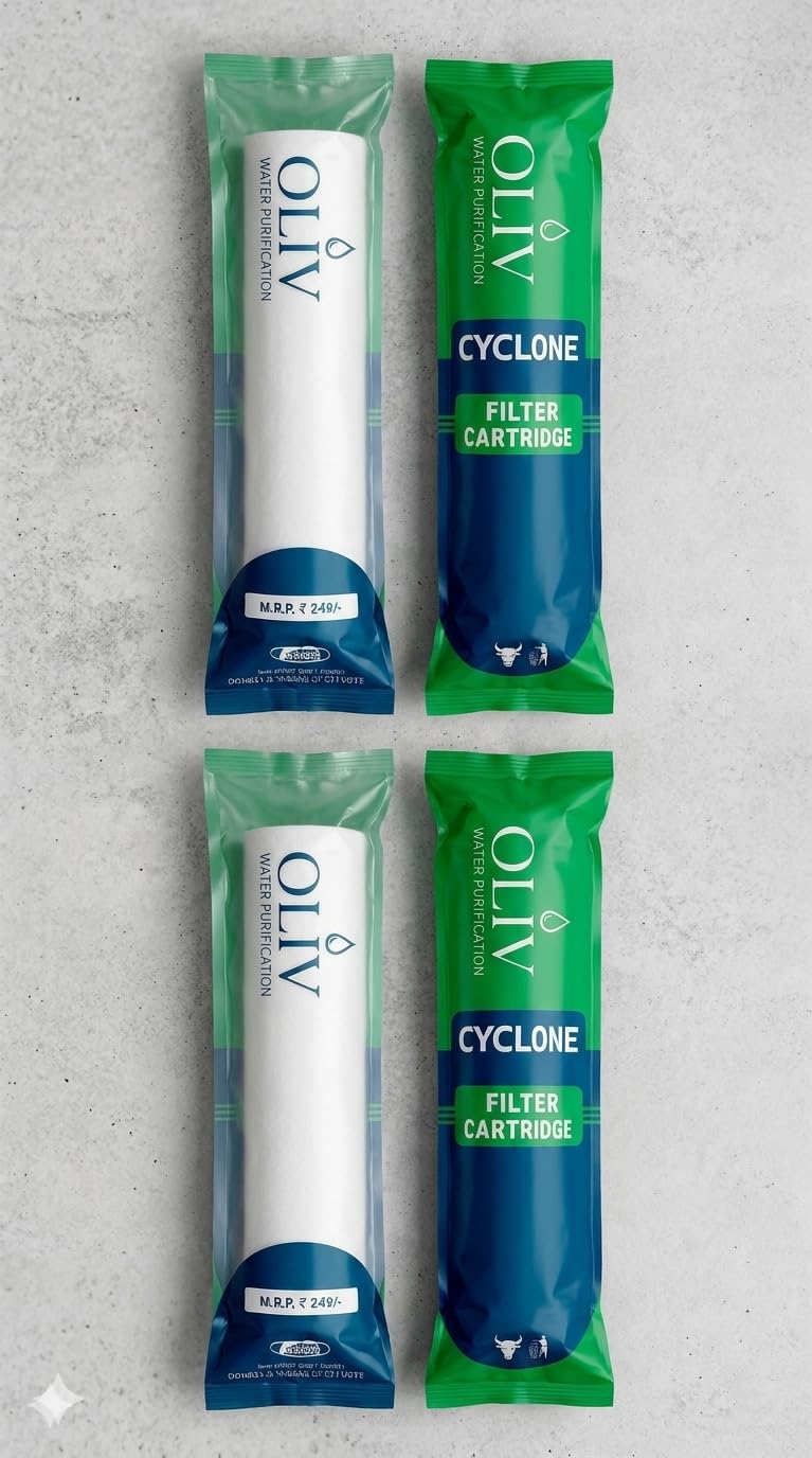Cyclone Spun Filter Cartridge, 10 Inch, Water Purification, Pack of 4-image-4