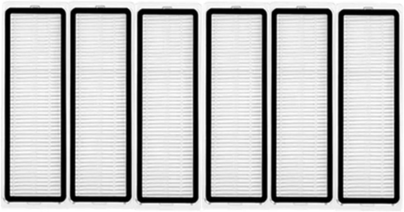 Robot Vacuum Replacement Parts Accessories Main Side Brush Hepa Filter Mop Cloth Dust Bag for Xiaomi X20 Plus / X20+(6PCS)