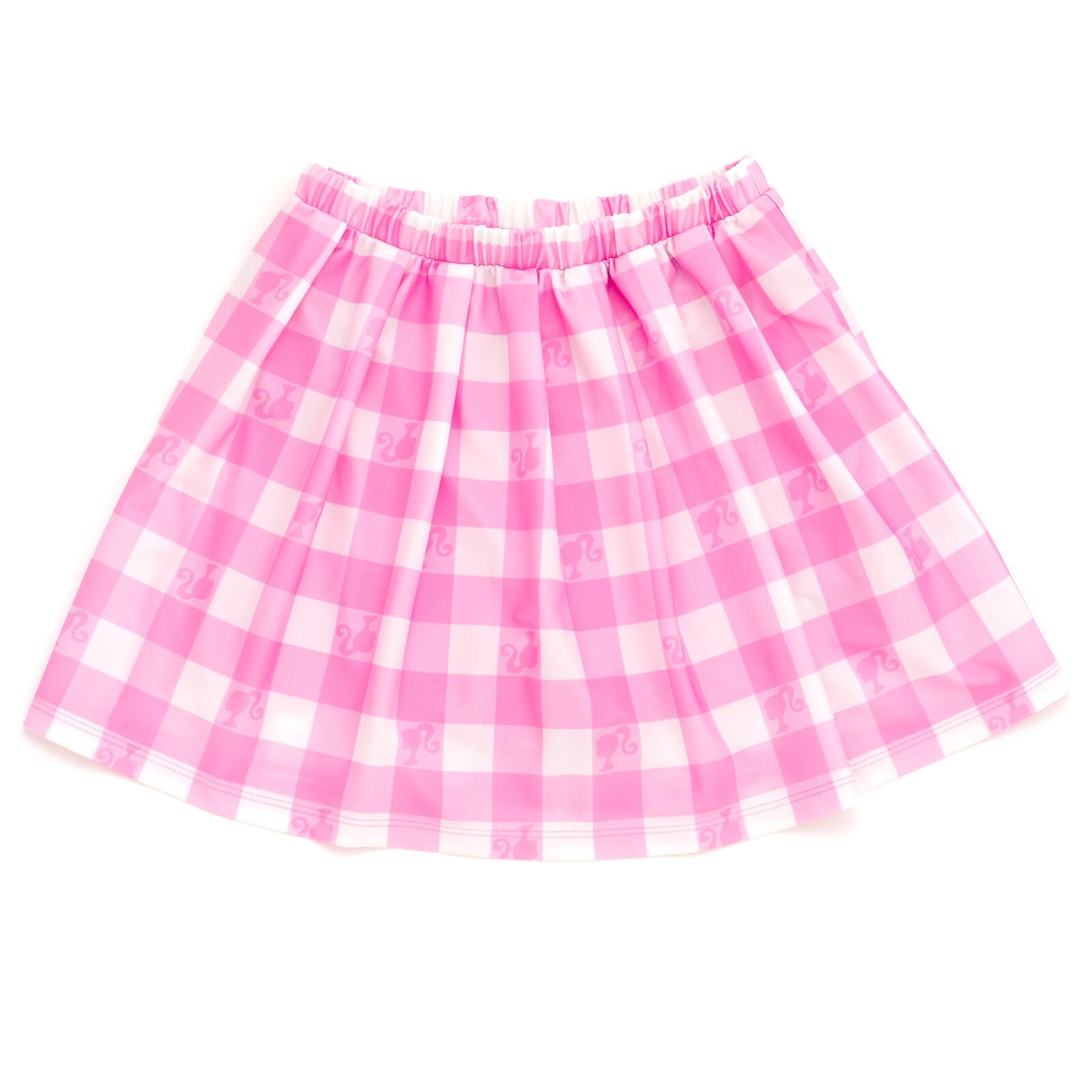 Barbie Conjunto de camiseta sin mangas y falda plisada para niñas pequeñas y grandes