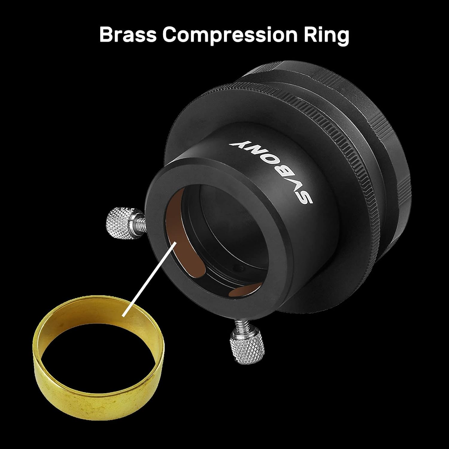 SVBONY SV149 Camera Lens Adapter, for Nikon AF Cameras to 1.25 inch Eyepiece M42 CCD Adapter, for Photography Guiding - Image 6