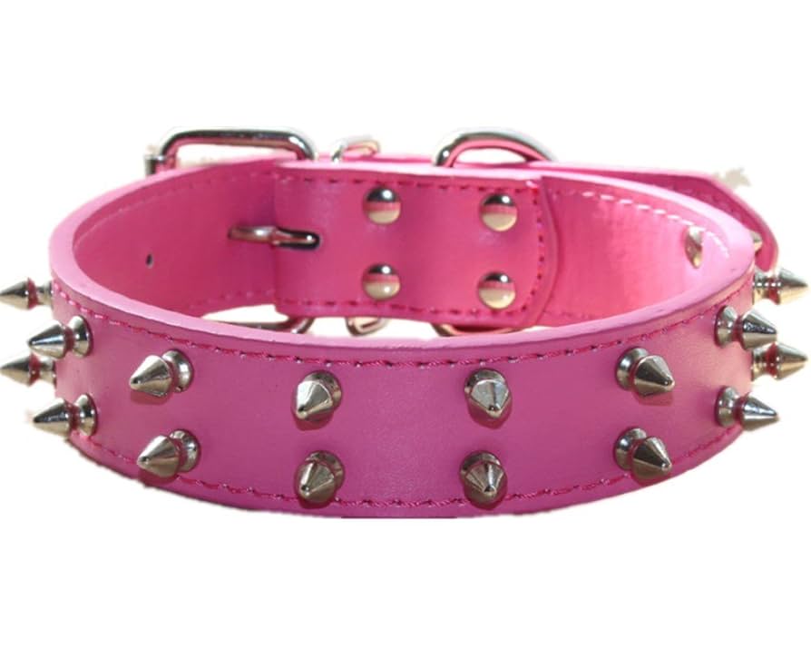 Amazon.co.jp: haoyueer スパイク付きスタッズレザー犬用首輪