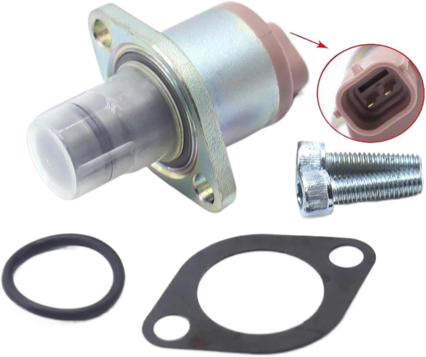 Pressure Suction Control Valve SCV Compatible with Citroen Peugeot Fiat Mazda Opel Compatible with Nissan Mitsubishi 294200-0360 2942000360