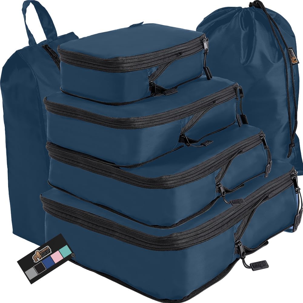 Gorilla Grip Compression Packing Cubes and Packing Cubes