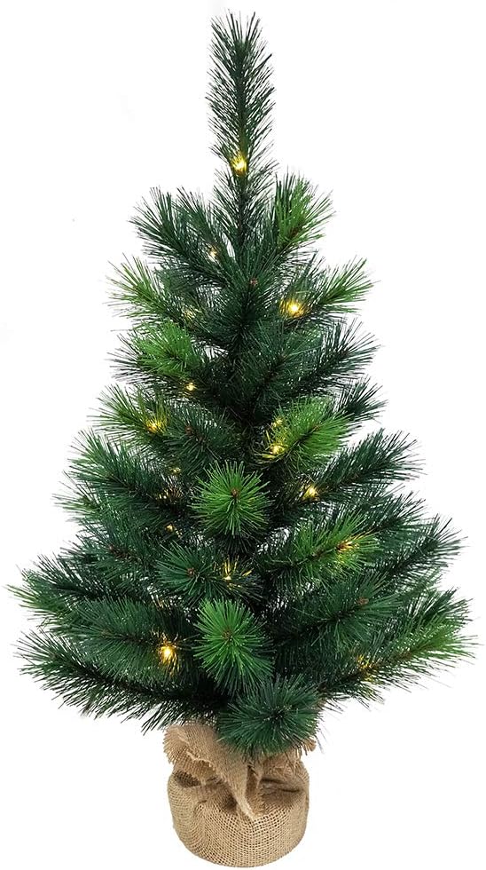 Kurt S. Adler 2.5-Foot Battery-Operated Miniature Pine Tree, Multicolor (TR1404)