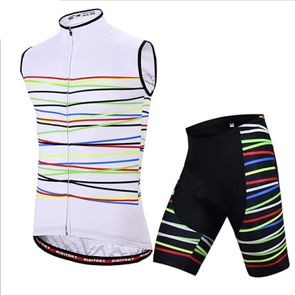 Amazon.com: Sudadera de ciclismo para hombre, transpirable, sin mangas,  pantalones cortos para ciclismo, sudadera de ciclismo, camiseta de ciclismo,  equipo de bicicleta (color: A, tamaño: XS) : Ropa, Zapatos y Joyería