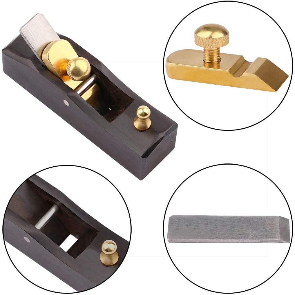 Mini Wood Plane, Mini Hand Planer for Woodworking, DIY Small Hand Planer Wooden Carpenter Woodcraft Tool for Trimming, Wood Planing, Surface Smoothing