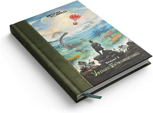 Broken Compass Voyages Extraordinaires - Libro de reglas de la temporada 3, juego de rol, juego de aventura, divertido juego de rol para niños y