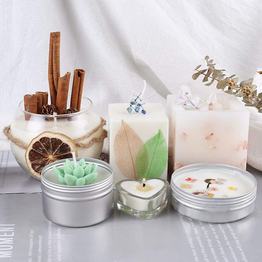 KROKIO® - 500Gm Soy Wax Flakes, Candle Wax for Candle Making, Natural Candles Making Supplies, Pure Soy Wax Flakes Perfect for Candles, Molds, Aromatharepy Tealights and Melts 4