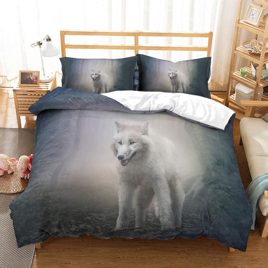 Cartoon Animal Horse Rhinoceros Shark Dolphins Sea Turtle Giraffe Swan Bird Elephant Kids Child Bedding Set Duvet Cover Bed Sheet Pillow 3-Piece Bedding Set Twin King Size (#8,Queen / 228228cm)