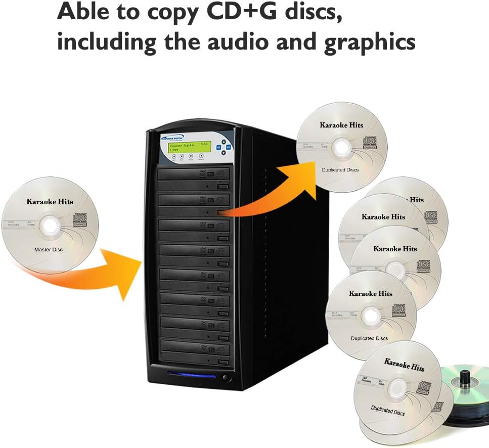 Vinpower Digital Karaoke Mix Pro 2 Target DVD/CD/CD+G Disc Duplicator Copier with 320GB HDD