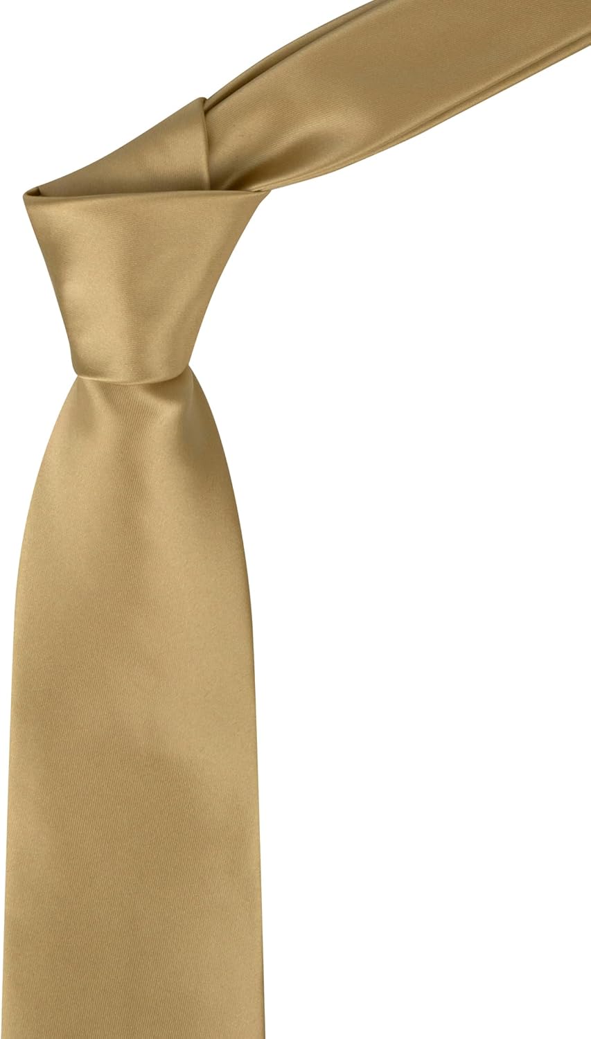 Haggar mens Solid Dress Tie – Classic Length/Width for Business Or Formal Wear - Image 5