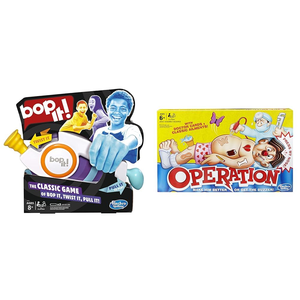 #5 — Hasbro Gaming Bop It! Electronic Game for Kids Ages 8 and up...
