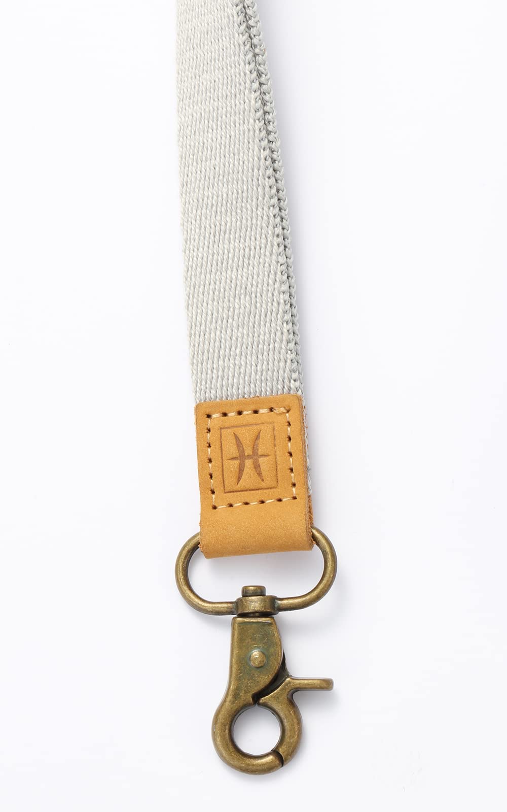 HEZEN Cool Lanyards,Neck Strap Key Chain Holder, Neck Lanyards for Keys,Wallets and ID Badge Holders (Light Gray) - Image 2
