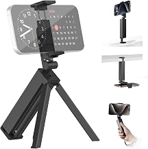 ULANZI SK-20 Travel Essentials Airplane Phone Holder, Phone Tripod 360° Rotation,Travel Must Have Handsfree Cellphone Stan...