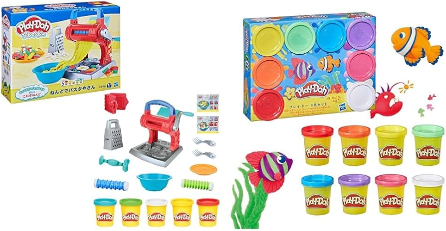 Amazon.co.jp: ハズブロ(HASBRO) プレイ・ドー ねんどでパスタ屋さん x