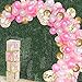 CADNLY Pink Balloons Garland Set - 115-Piece Light Pink, White and Gold Balloon Set for Birthday Party Decorations - Hot and Pastel Pink Latex Baby Girl Baby Shower Supplies - DIY Large Balloon Arch