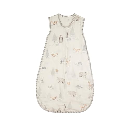 Saco de dormir de muselina para niños pequeños 3T a 5T Manta ligera y transpirable para niños Saco de dormir de verano de algodón 0.3 a 0.5 TOG