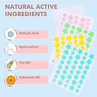 Vista 4 de Parches de espinillas para cara, 316 piezas, parches hidrocoloides para el acné, parches de granos, kit de herramientas para el cuidado de la piel