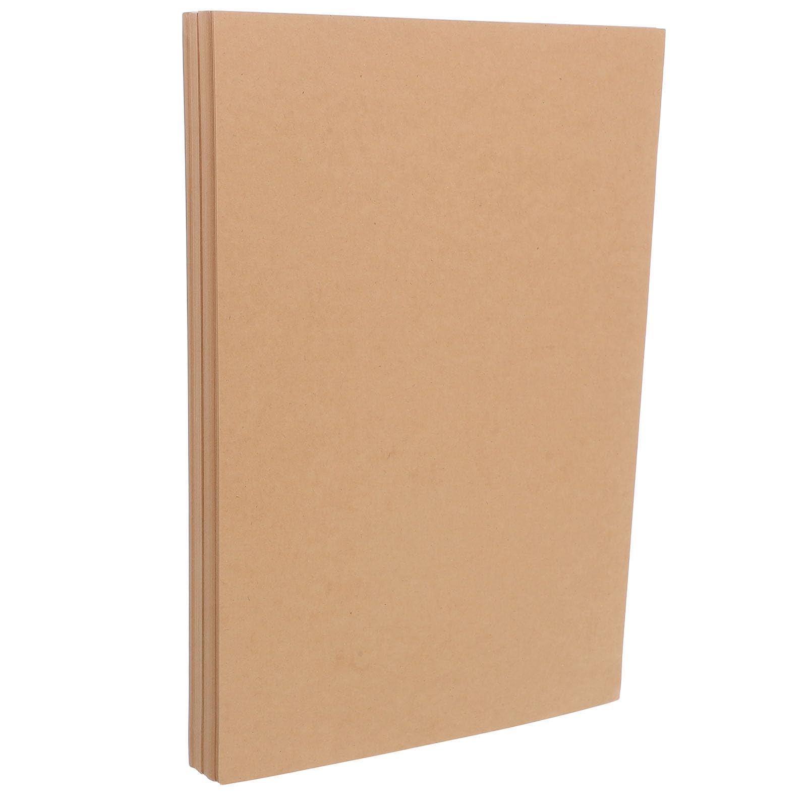 Braunes Kraftpapier Karton 100 Blatt 180g/m² für Bastelprojekte