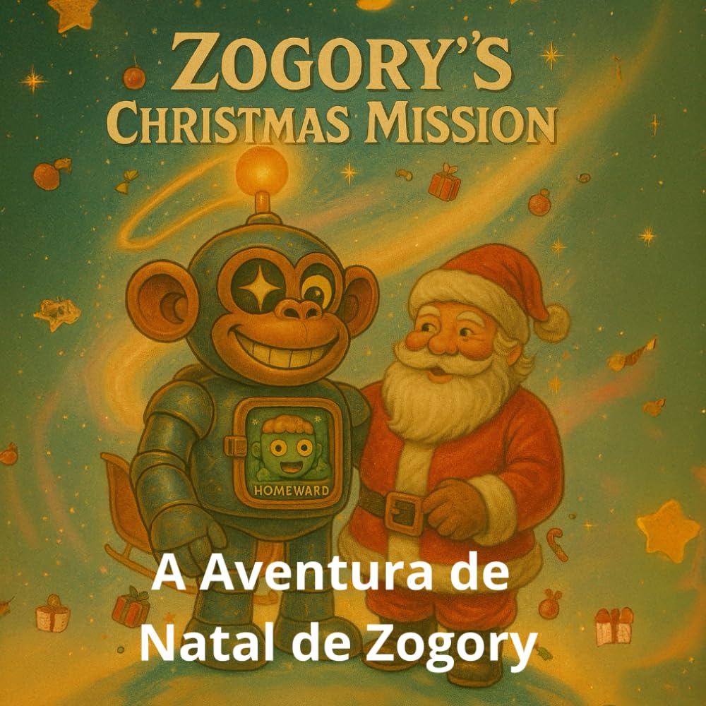 A Aventura de Natal de Zogory: Um robô espacial, um pequeno alien e uma missão para salvar o Natal (zogory (edição em Português))