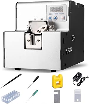 Automatic Screw Feeding Machine, Screw Feeding Screwdriver Feeder, Adjustable Orbit, Applicable Screw Size from M1.0 to M5.0