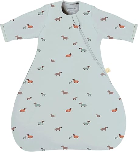 Miniatura 7 de GUNAMUNA Saco de dormir unisex de transición de manga larga para bebé, manta de transición con cremallera para pañales