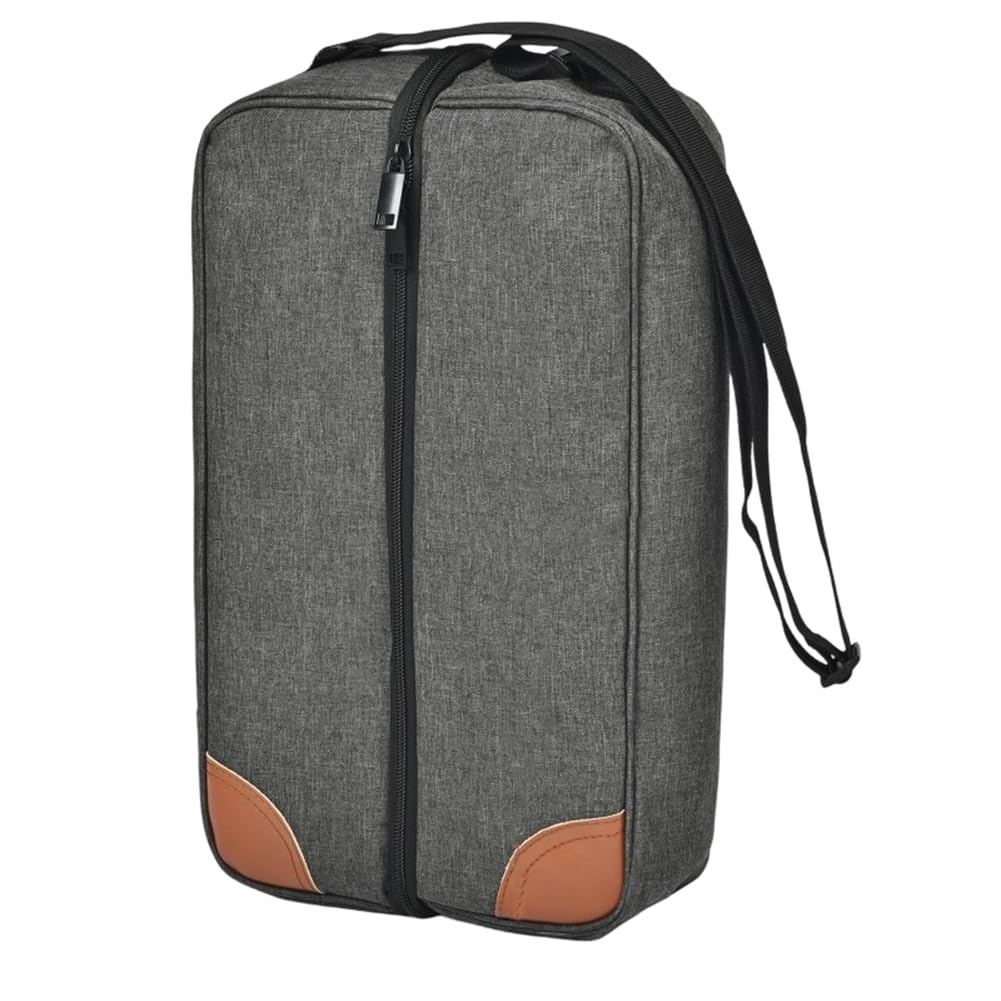 Hndhbfgrt Wine Bag, Wine Cooler Bag& Wine Bottle Carrier Tote Bag Set Insulated with Cooler Compartment Section for Travel, Picnic