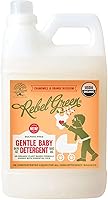 Vista 1 de Rebel Green Detergente natural para ropa de bebé, jabón líquido orgánico e hipoalergénico certificado para bebés y bebés con piel sensible - 64