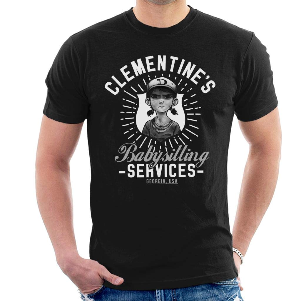 Clementines Babysitting Services Walking Dead Men's T-Shirt