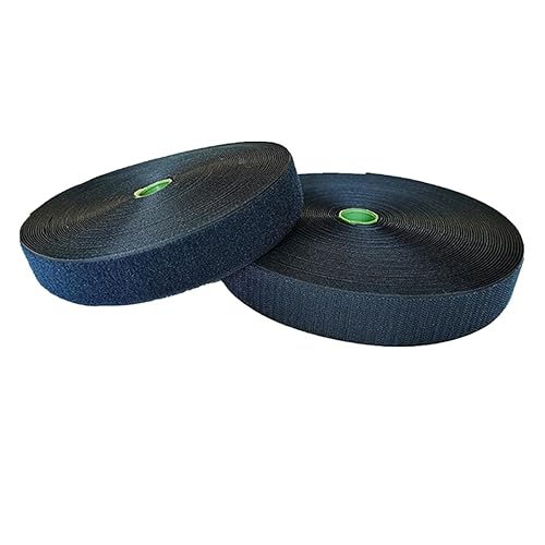 Cinta de gancho y bucle cosida en 1 pulgada, tiras de fijación no adhesivas para tela, manualidades, decoración del hogar