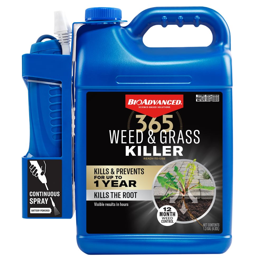 BioAdvanced 365 Weed & Grass Killer, Ready-to-Use PS, 1.3 Gal