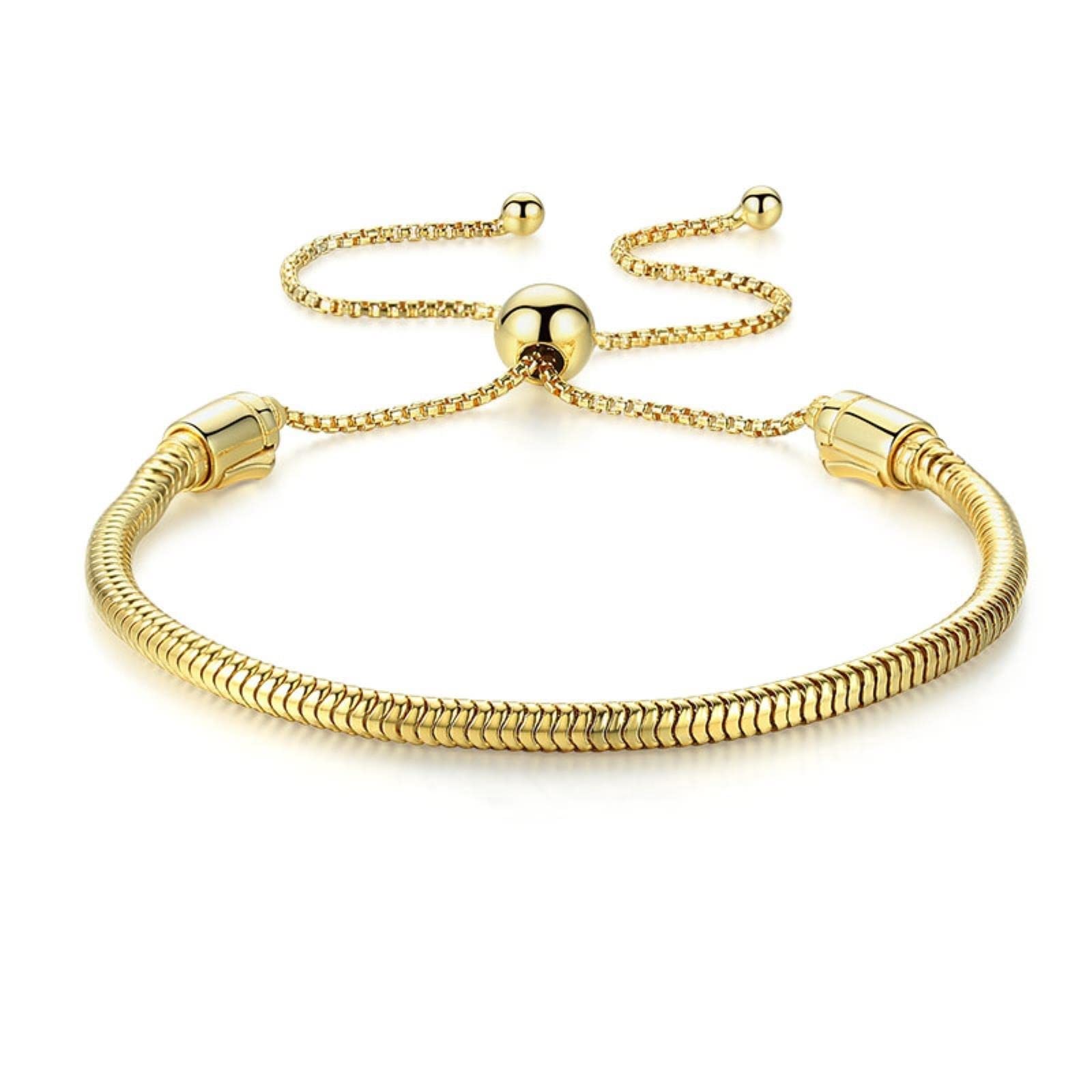 Pulseras De Plata De Ley 100% 925 De Oro Original con Cuentas, Brazaletes DIY para Hombres Y Mujeres, Joyería Fina, Cadena De Serpiente