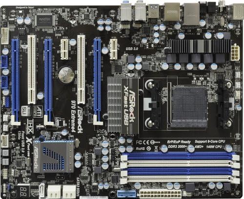 ASRock MB-970EX4 Socket AM3+/ AMD 970/ AMD Quad CrossFireX& nVidia SLI/ SATA3&USB3.0/ A&GbE/ ATX Motherboard