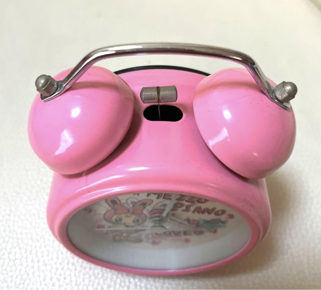 平成レトロ　メゾピアノ　目覚まし時計　ベリエちゃん　レア　ピンク Amazon.co.jp: ノーブランド品平成レトロメゾピアノ目覚まし時計