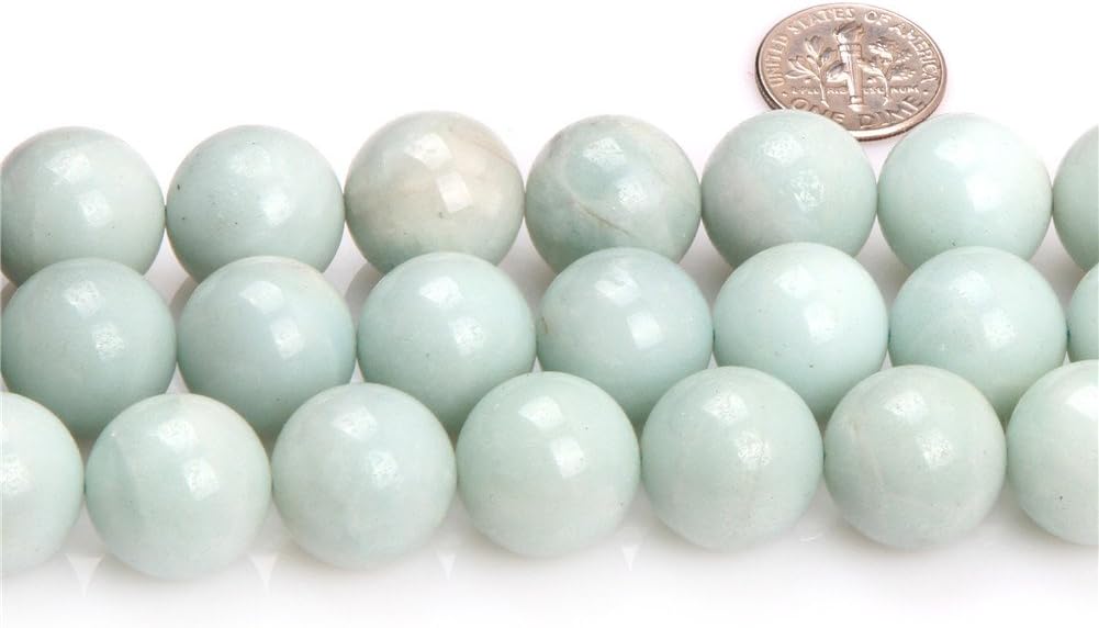 JOE FOREMAN Amazonite Beads for Jewelry Making Natural Gemstone Semi Precious 16mm Round 15"