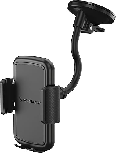 Miniatura 2 de Scosche Soporte universal 4 en 1 para teléfono celular con ventosa para ventilación de automóvil, tablero, consola, parabrisas, soporte ajustable