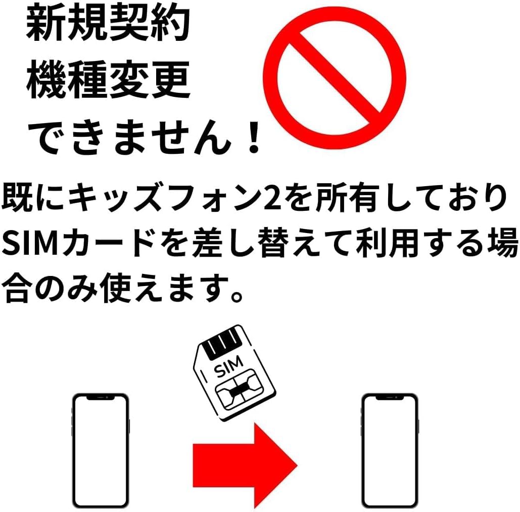 キッズフォン2 残債無し　新品未使用 通話定額ライト基本料（みまもりケータイ／キッズフォン