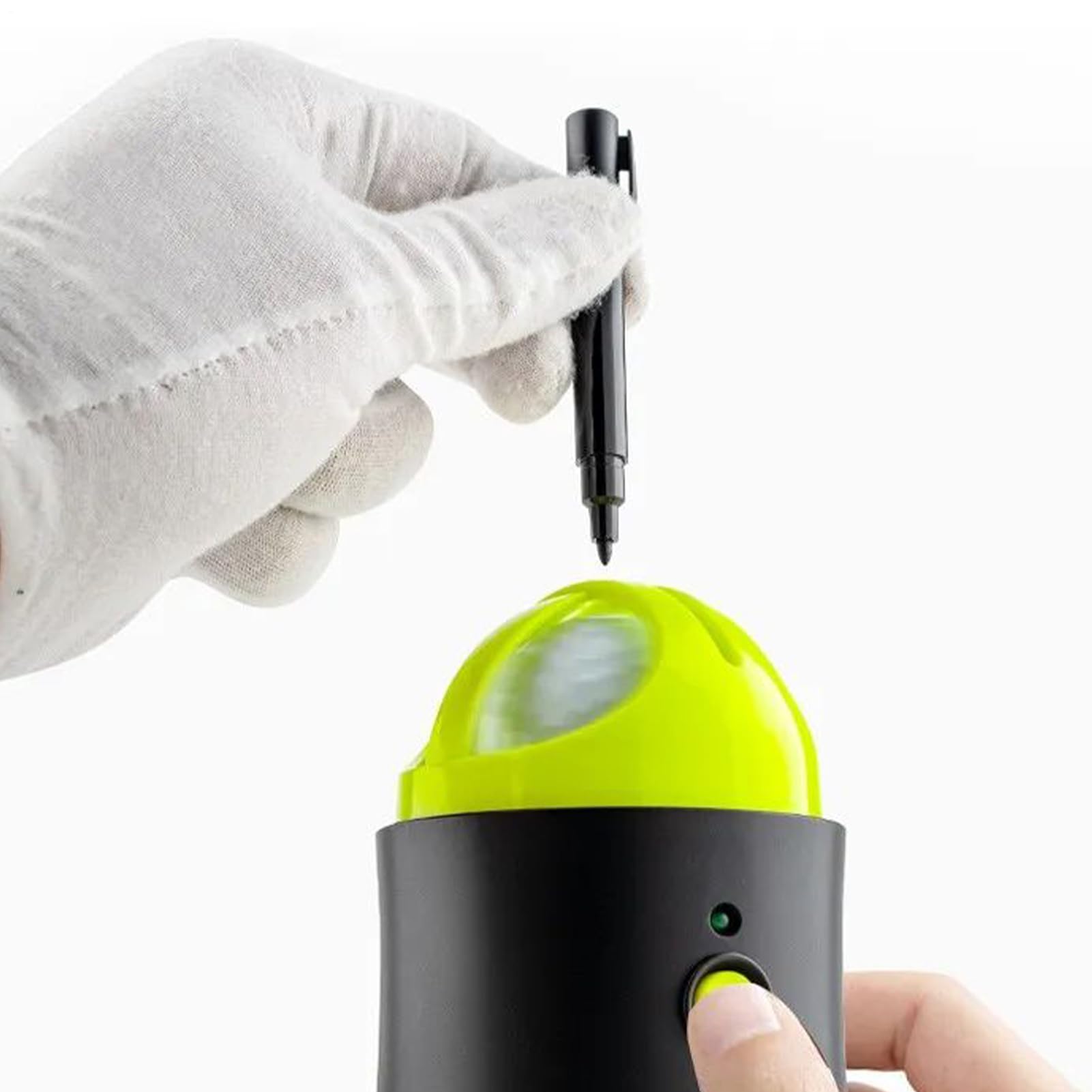 Elektrischer Balllinienmarker Tragbares Präzisionsausrichtgerät | Elektronischer Ball-Liner-Schablonenmarker Tragbares multifunktionales Golfzubehör für Spieler, Enthusiasten, Anfänger und