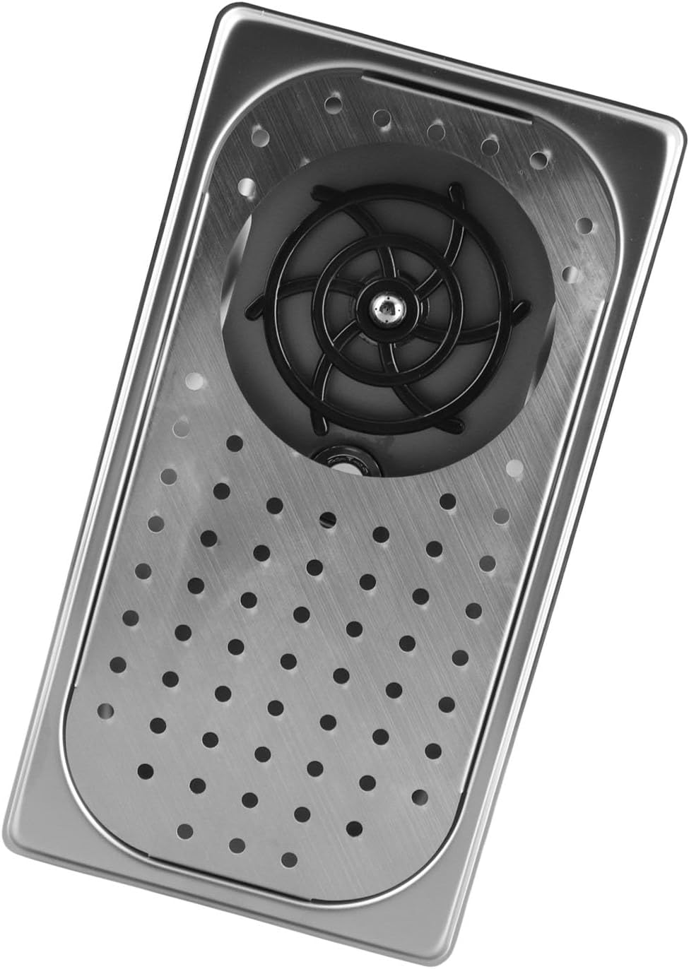 Aramox Glass Rinser Cup Washer Sink Cup Cleaner 360 Degree Rotating Spout Stainless Steel Pitcher Rinser with High Pressure Water for Bar Cafe Kitchen Sink (Silver)