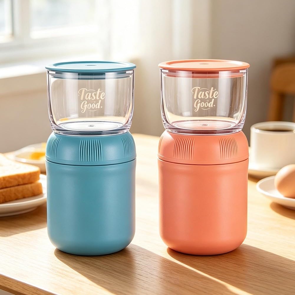 Tasse à yaourt isotherme à emporter 24 oz avec cuillère