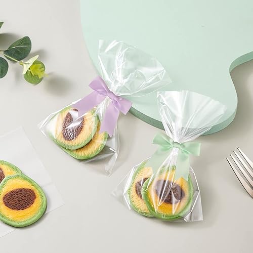 Miniatura 6 de Meseey 60 lazos de satén de arcoíris pastel con lazo giratorio de 2.5 pulgadas, lazos preatados para manualidades de colores preatados para cesta de