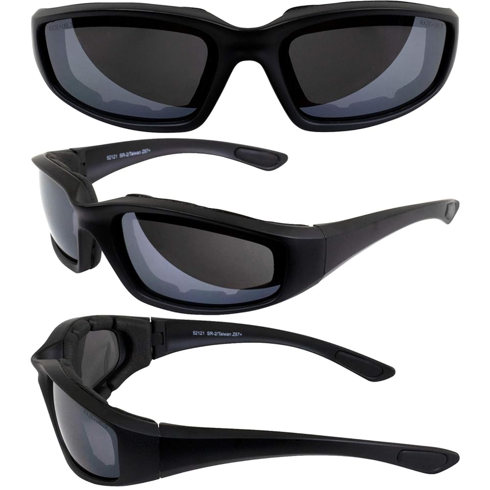★ ray2★ Amazon.com: Raze Eyewear SR-2 ANSI Z87 Padded Motorcycle