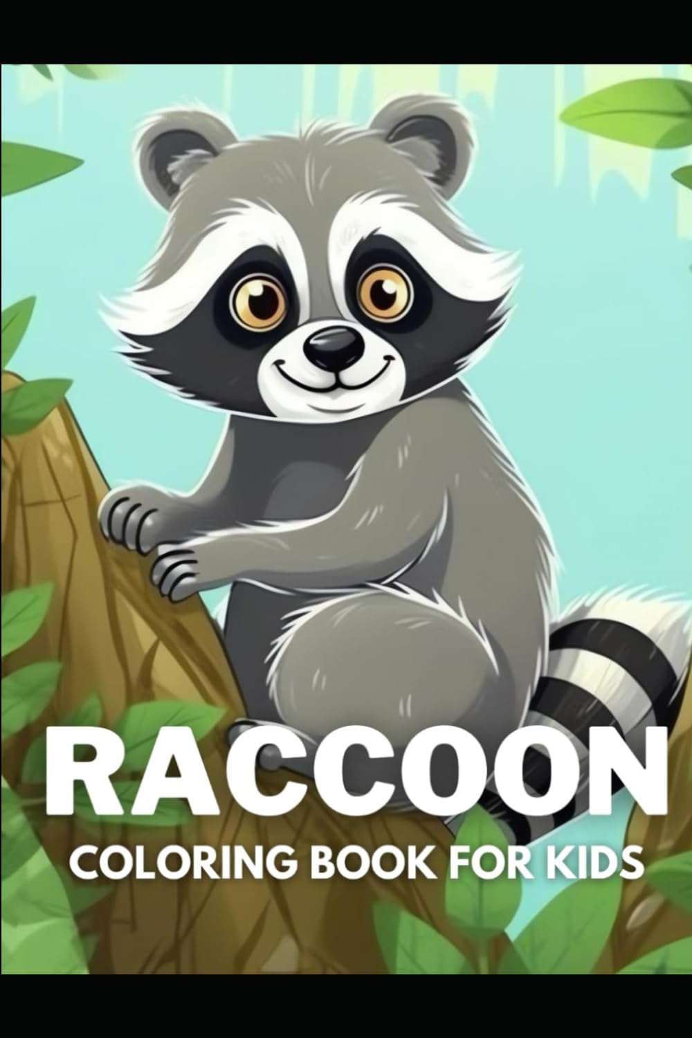 RACCOON COLOURING BOOK