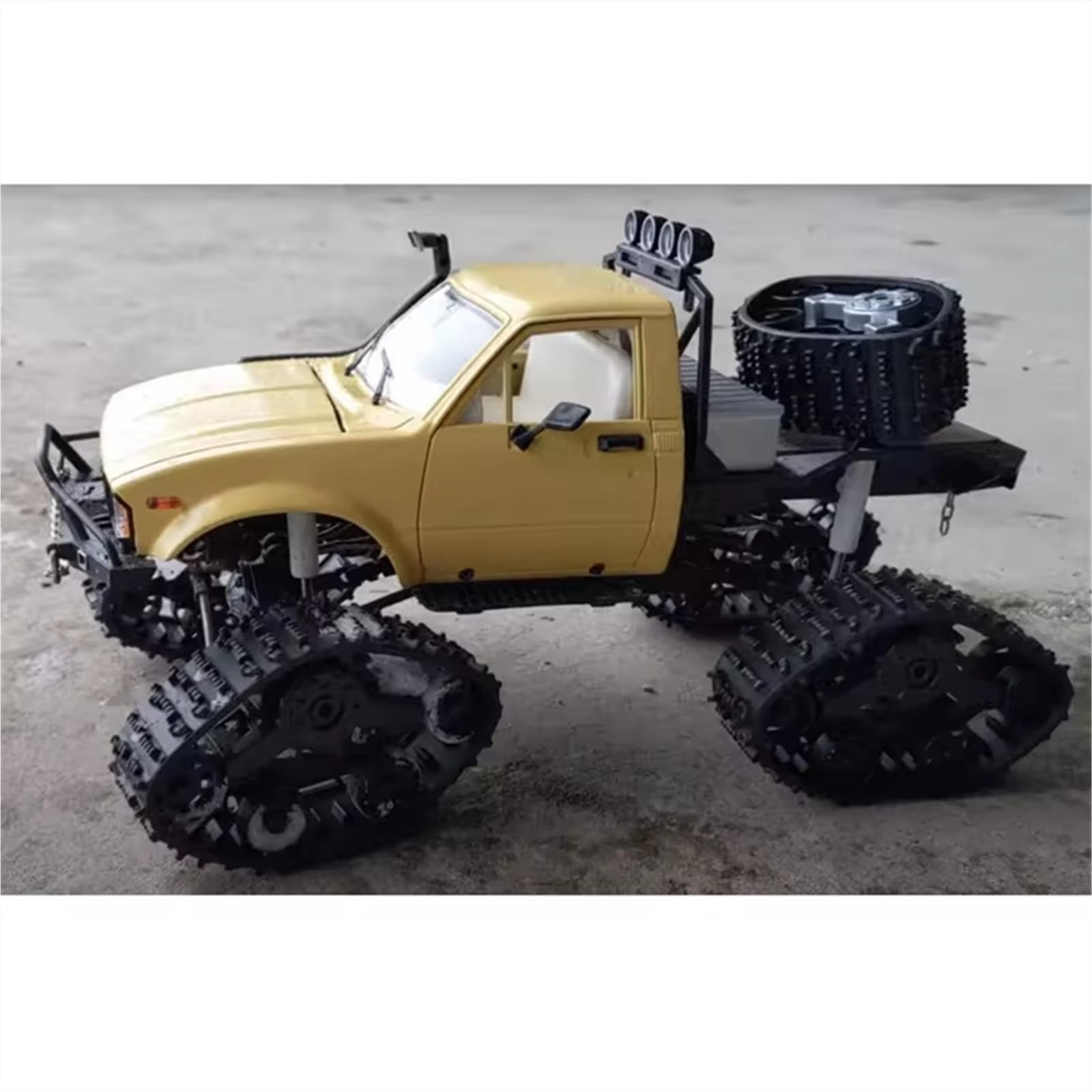 Compatibile Con WPL C14 C24 C24-1 B14 B24 1/16 RC Car Upgrade Parts Ricambio Accessori Di 4 Pezzi Snow Track Wheel Tire Parti