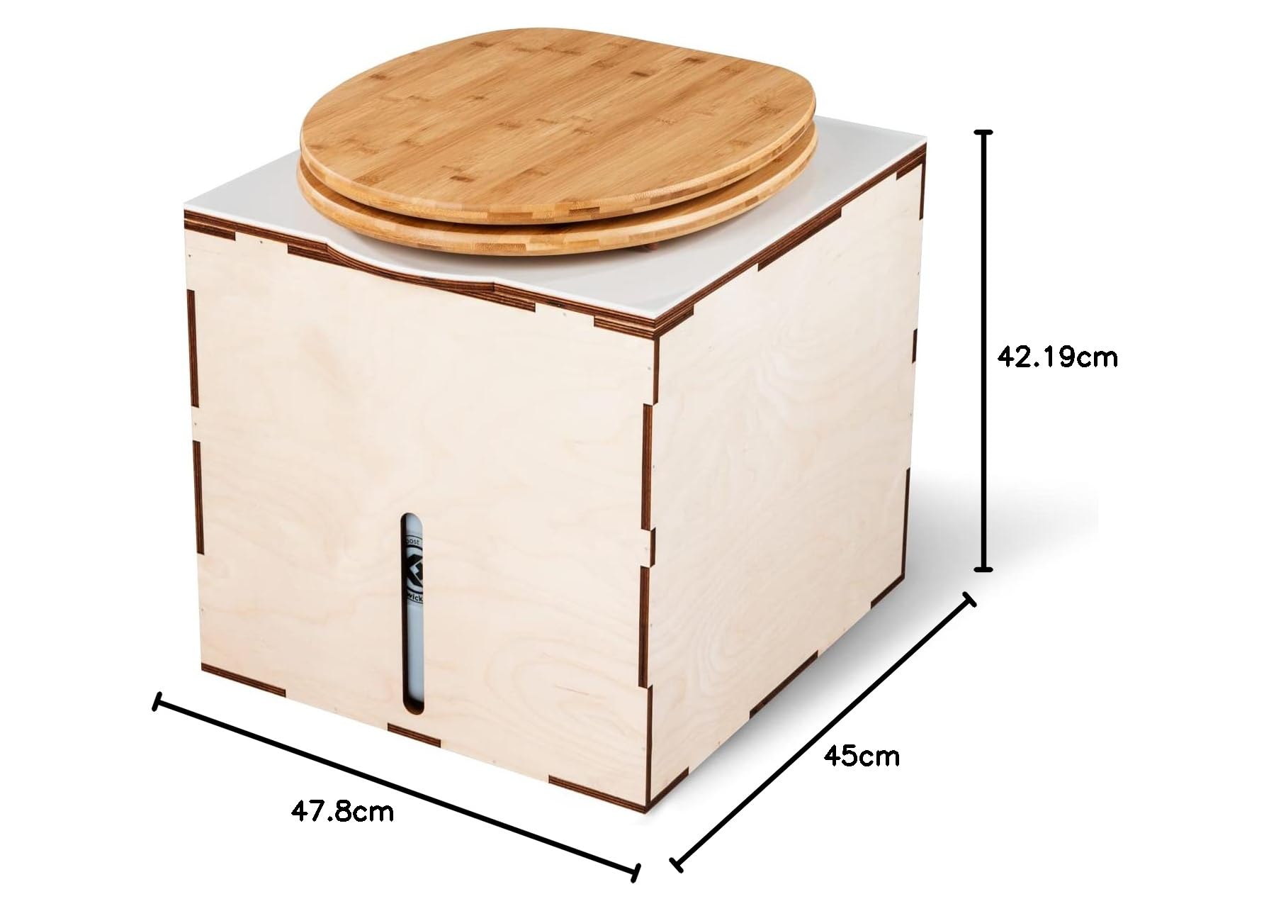 Kildwick EasyLoo Trenntoilette/Trockentoilette weiß - montiert