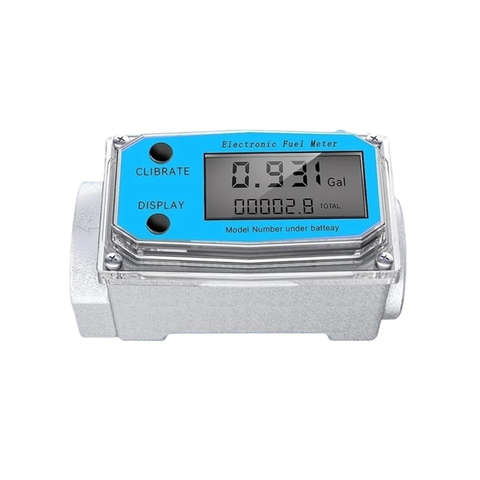 SDGBCXD flow meter, 1 Inch NPT Thread Digital LCD Display Fuel Oil Flowmeter With Intelligent Counter